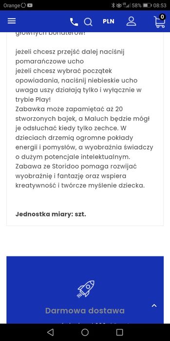 Interaktywna zabawka Jerzyk Dumel Steridoo