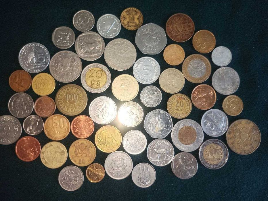 Монети Африки - 50 шт. (Без повторів)