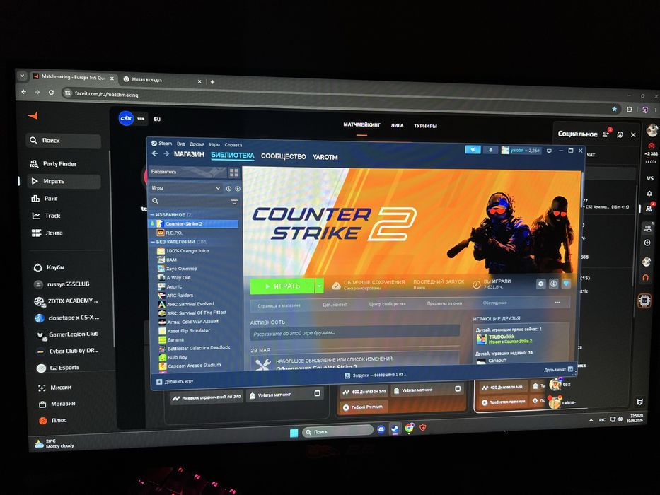 Ігровий монітор 2E Gaming G2423B 23.8" IPS 165Hz AMD FreeSync