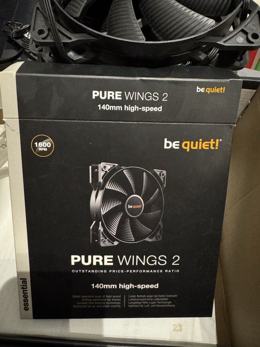 Wentylatory beQuiet Pure Wings 2 - 140mm