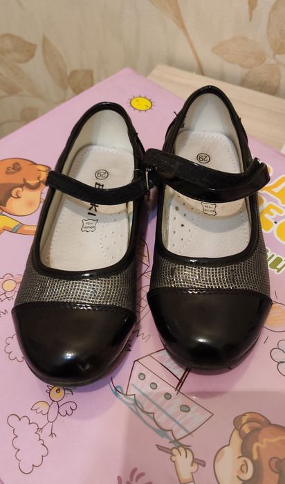 Туфлі шкільні  29 р туфельки (18см)