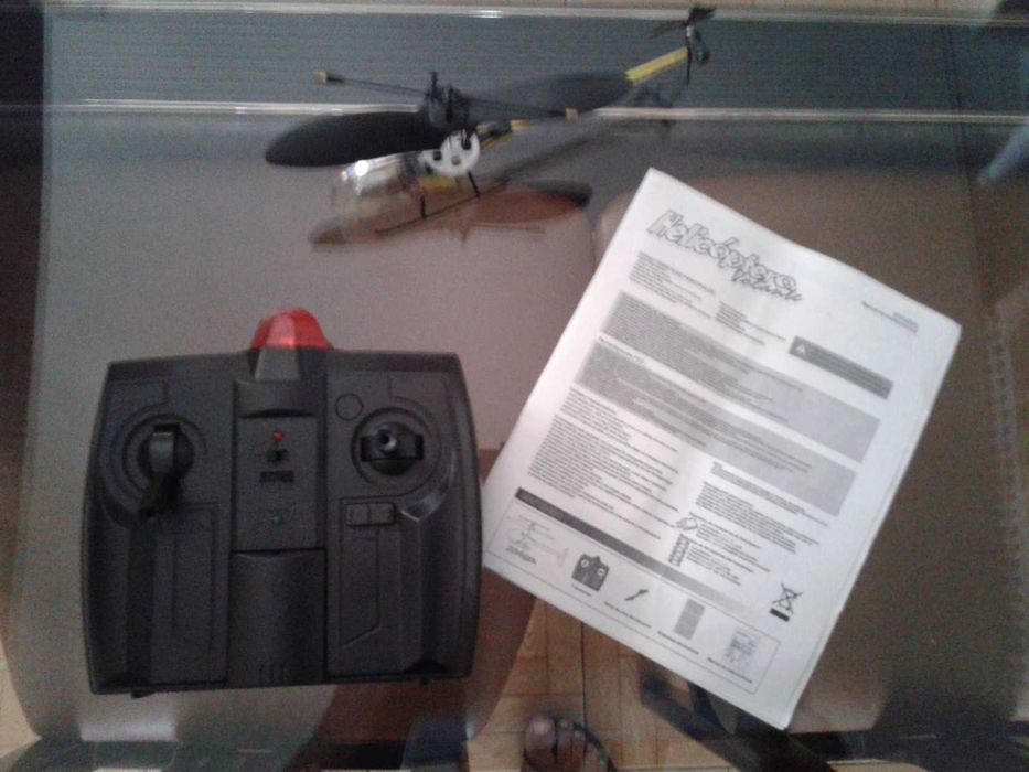 Helicóptero voador recarregável, como NOVO!