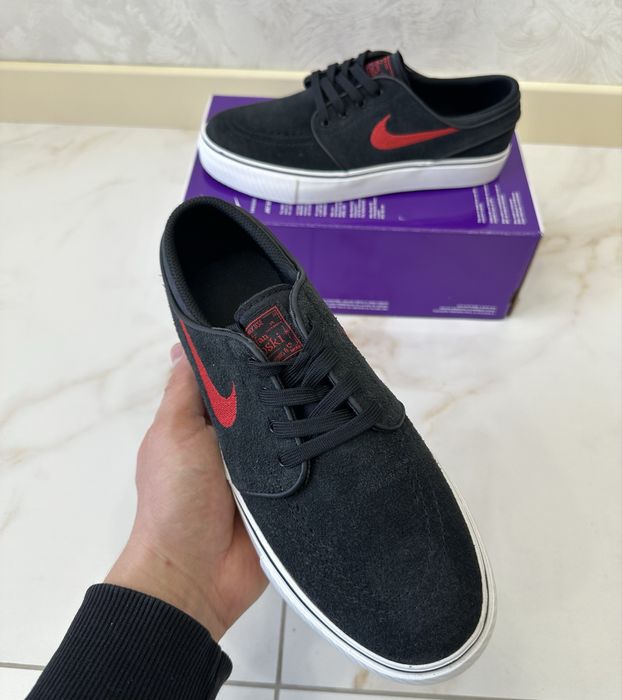 ОНИГІНАЛ Nike Stefan Janoski SB GS 'Black University Red' 525104-028