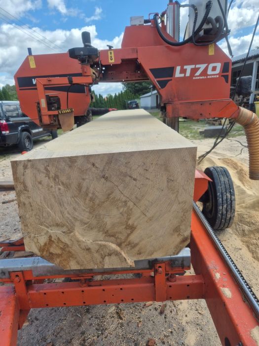 Trak obwoźny, tartak, mobilne usługi tartaczne u klienta Wood-Mizer