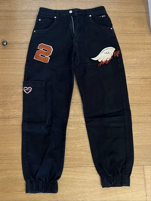 Calças jogger pretas Bershka – tamanho EUR 36