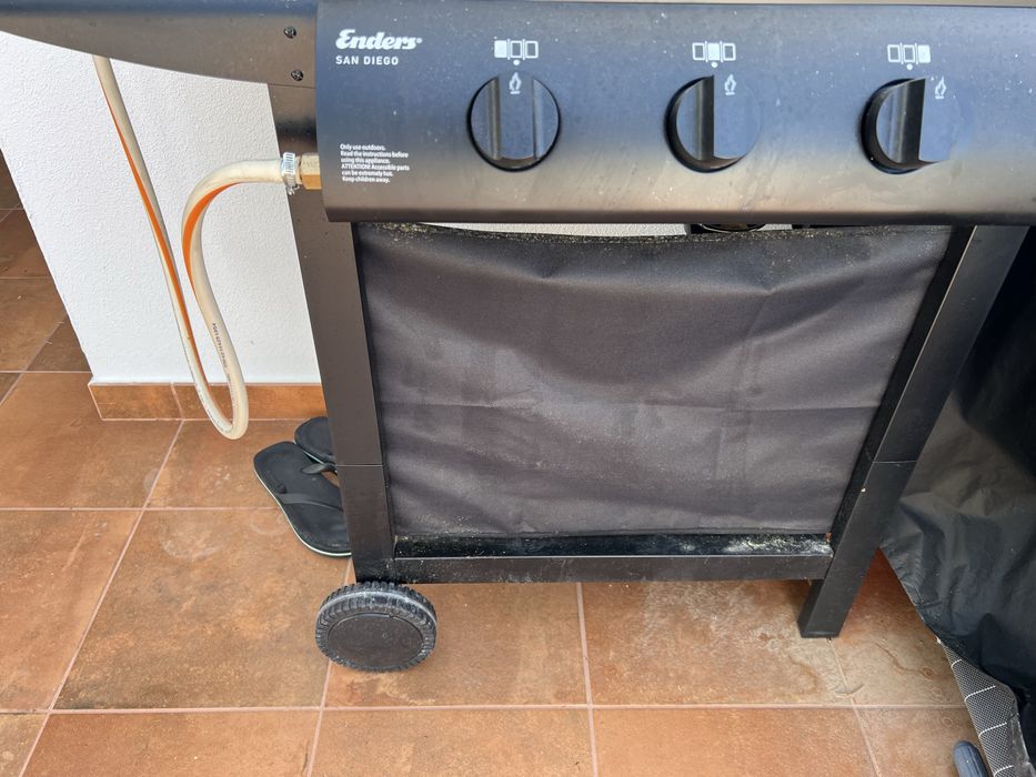 Grelhador gaz 3 bicos