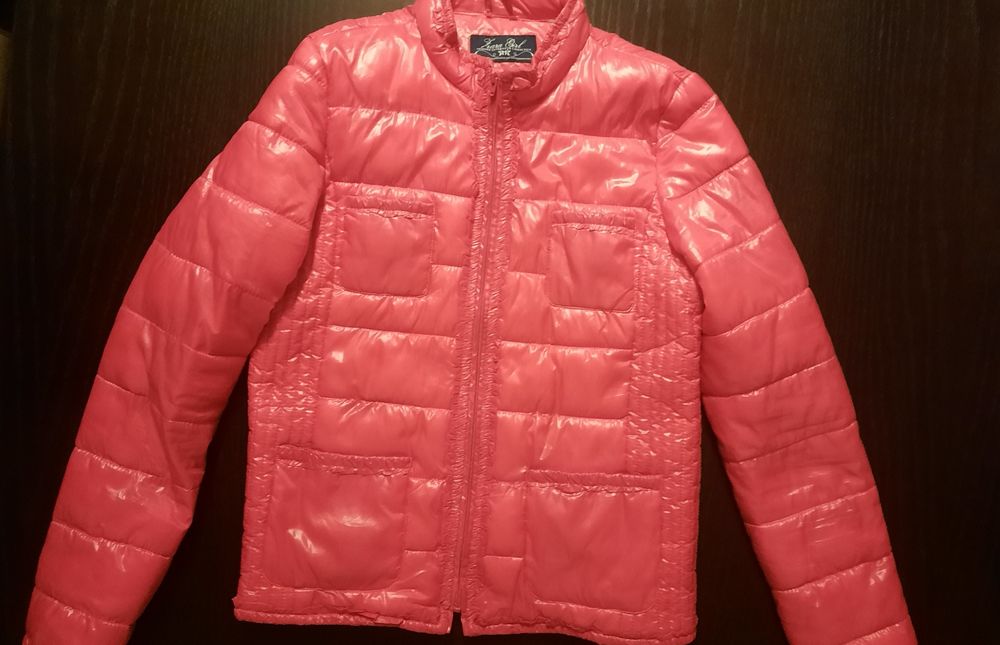 Zara Girl Kurtka wiosenna XS 4 kieszenie kolor róż