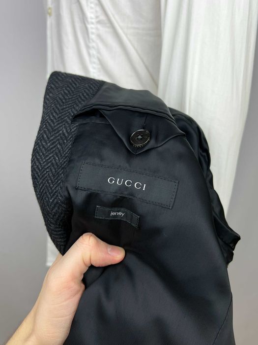 GUCCI Tweed Wool Blend Blazer твідовий піджак Гуччі мікс вовни: 7 000 ...