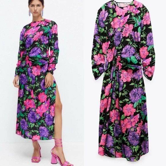 Сукня плаття в квіти zara