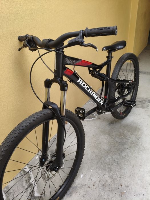Bicicleta Rockrider ST530s 27.5", suspensão total, bom estado