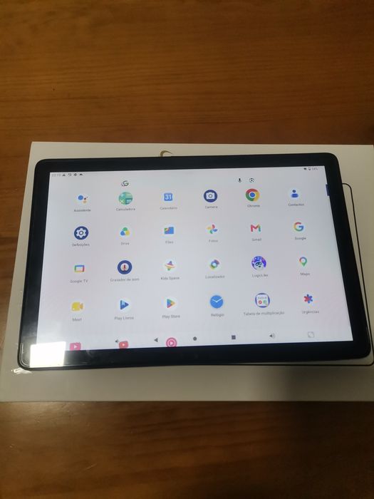 Tablet pc nova na caixa