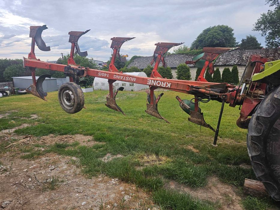 Pługi obrotowe krone mustang 140/5 5+1 liniowanie obrót na 2 węże