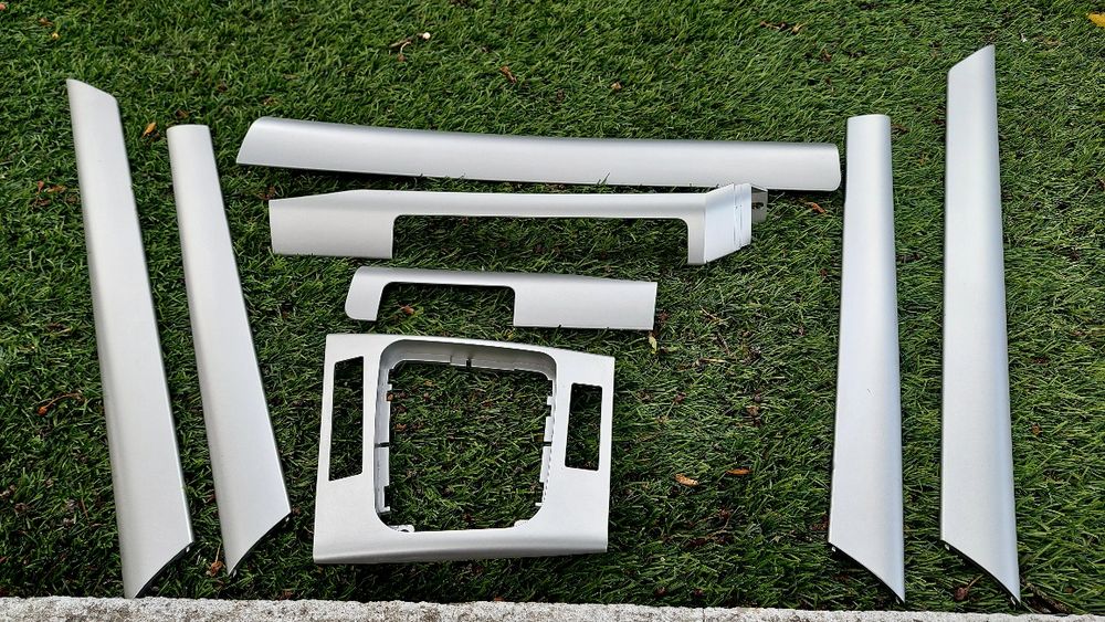 Conjunto de frisos bmw e46 interiores Silver