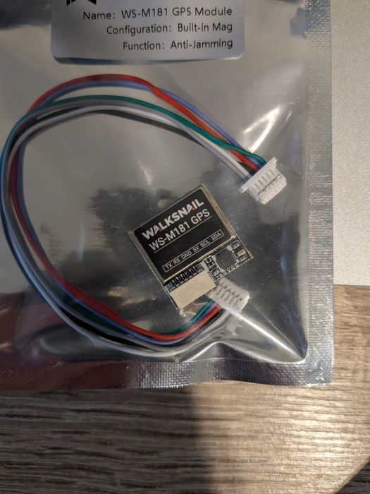 GPS модуль для FPV дрона Walksnail WS-M181 з компасом 18х18мм