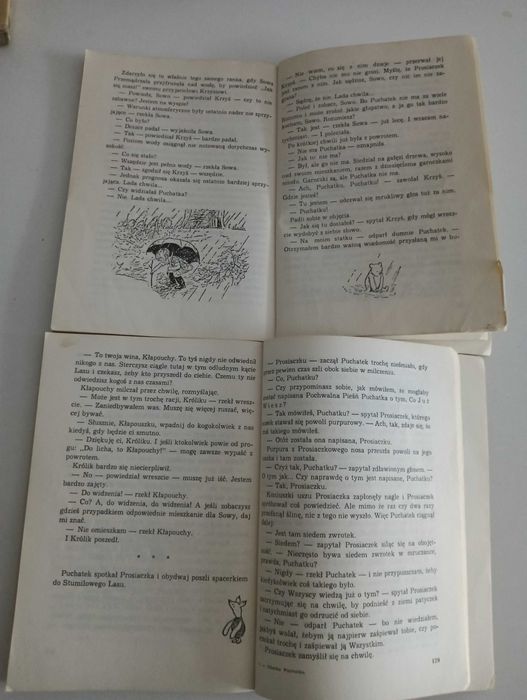 2 książki A.A. Milne – „Kubuś Puchatek” + „Chatka Puchatka”