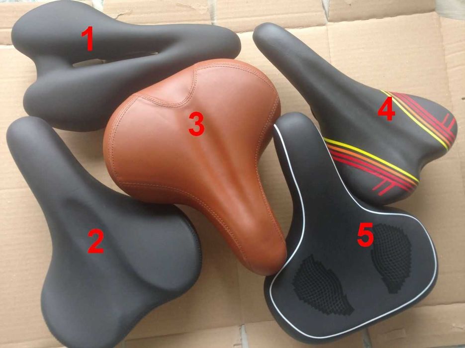Седло сидение сидушка сідло спортивное туристическое широкое пружинное