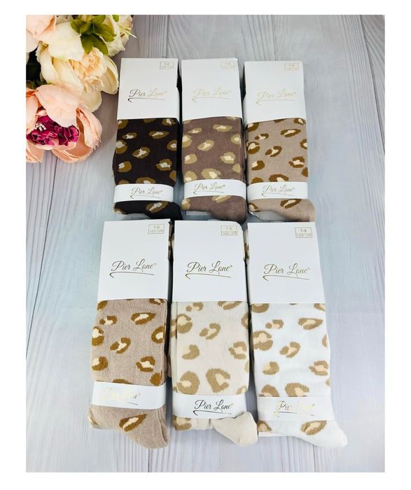 Дитячі колготи однотонні, з малюнком для дівчинки Турецькі