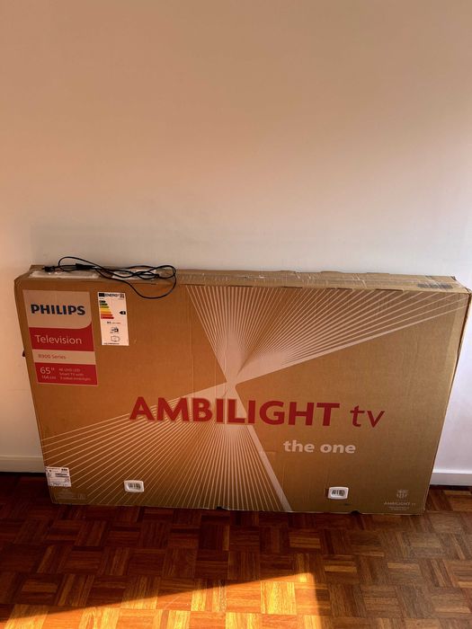 Philips 65” 4K (65PUS8919) — ecrã partido — PARA PEÇAS