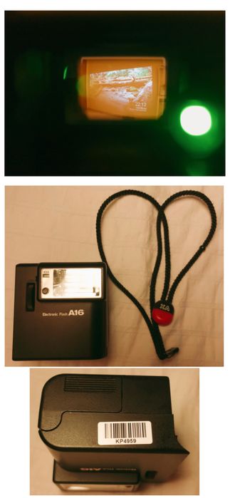 Olympus XA4 e electronic flash A16