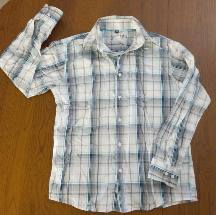 Metro 100% bawełna koszula 158 rozpinana długi rękaw dla chłopca wizyt