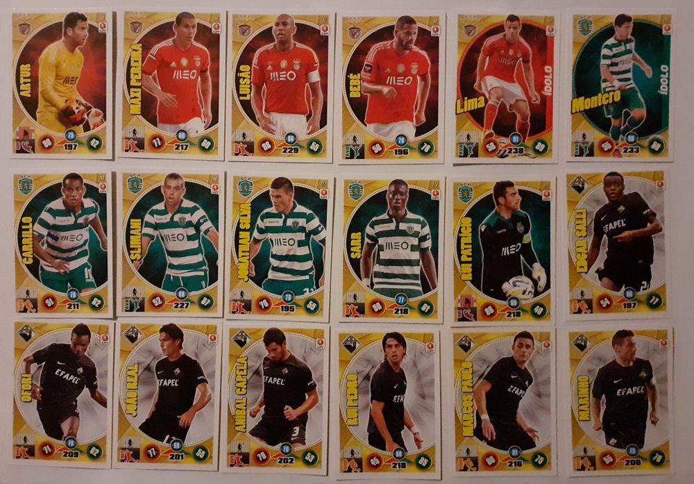 Cartas Novas Adrenalyn XL 2014-15