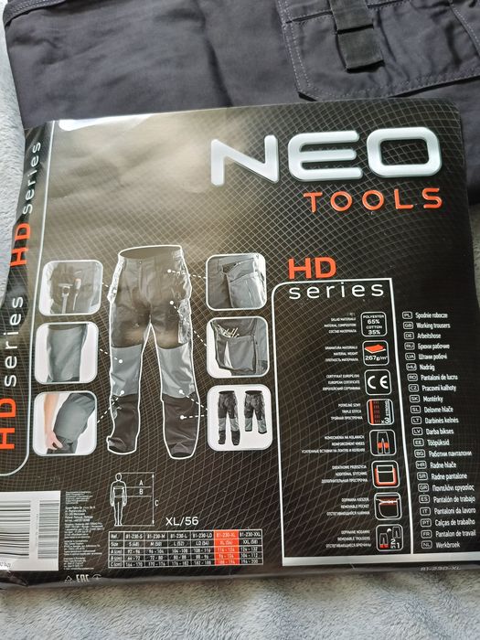 Штани робочі NEO TOOLS XL/56 Сірі (81-230-XL)