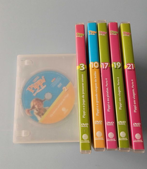 Pippi das Meias Altas - Lote de DVDs