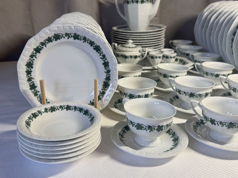 Rosenthal Maria bluszcz 12 osobowy serwis obiadowo-kawowy