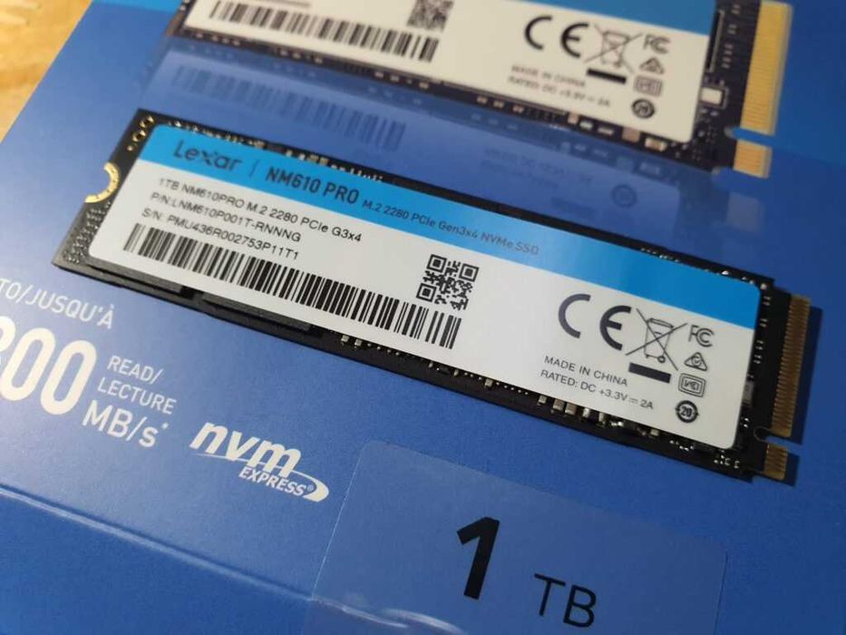 Lexar 1TB NM610PRO 120€ Novo na caixa selado