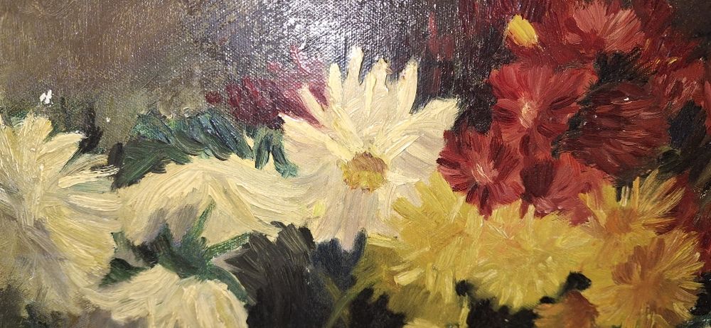 Quadro pintura antiga com selo  casa Lisboa assinatura autor conhecido