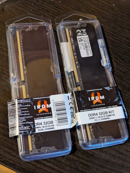 Pamięć ram DDR4 GOODRAM IRDM PRO 32GB (2x16) 3600Mhz cl18