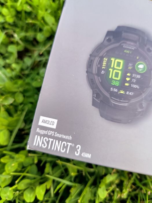 Топовий! Garmin Instinct 3 Amoled 45mm, Ліхтарик!
