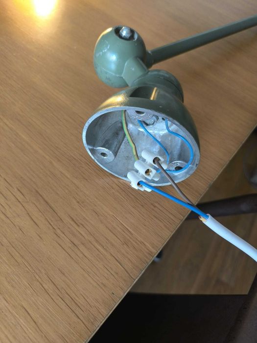 Candeeiro Jieldé, verde original