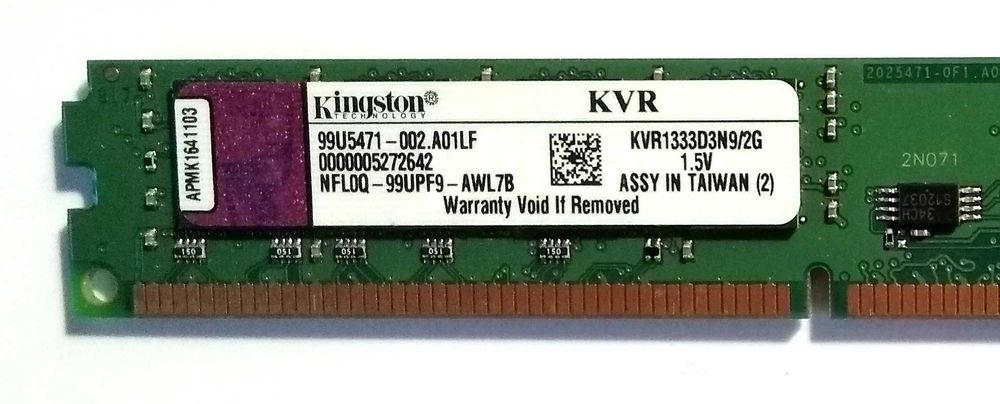 Memorias RAM de 2GB