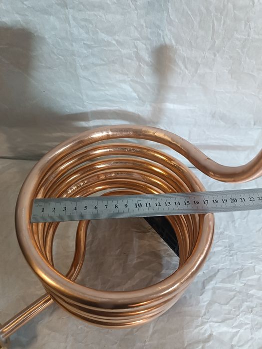 Змеевик, трубка медная ф15.88мм (5/8")  охладитель, дистиллятор.