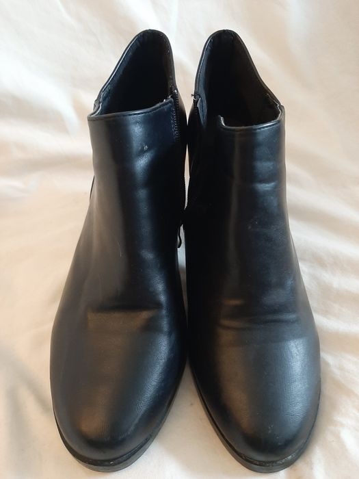 botki damskie, czarne,