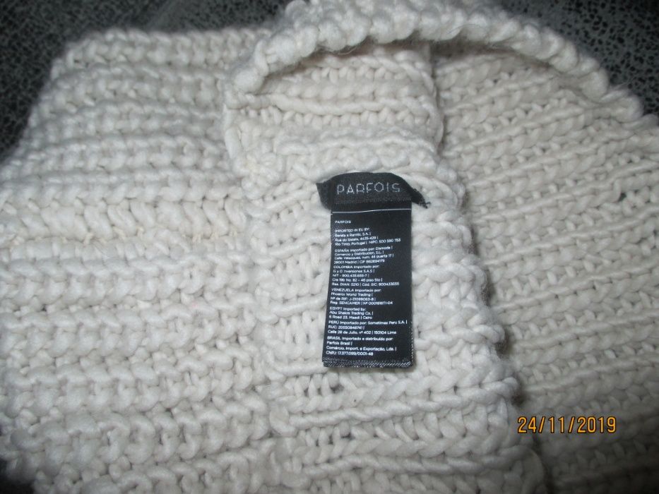 Mala e gola Parfois + 2 gorros p/ menina e senhora