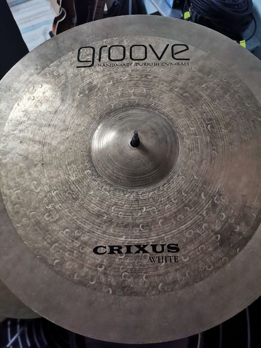 Prato de Bateria Ride Groove White Crixus 21"