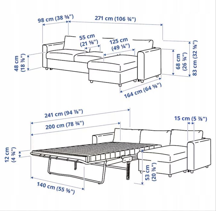 Naroznik Ikea Vimle