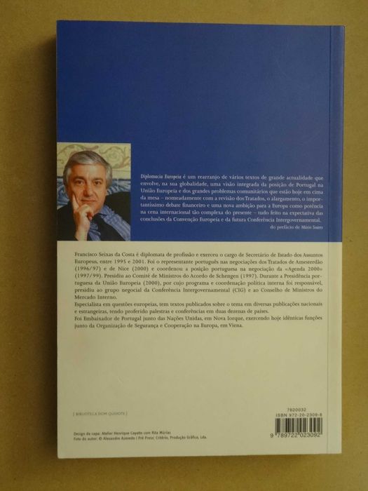 Diplomacia Europeia de Francisco Seixas da Costa - 1ª Edição