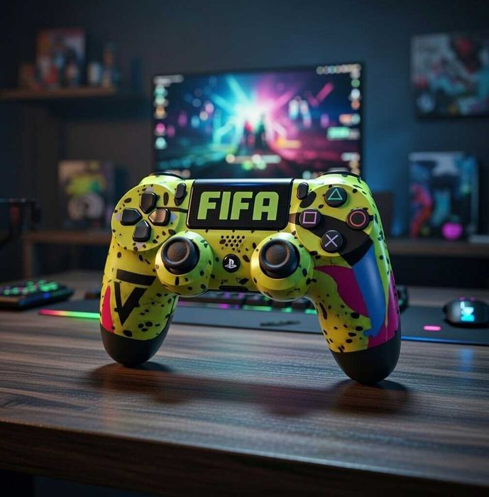 Сочный желтый DualShock 4 v2 - Для яркой игры!