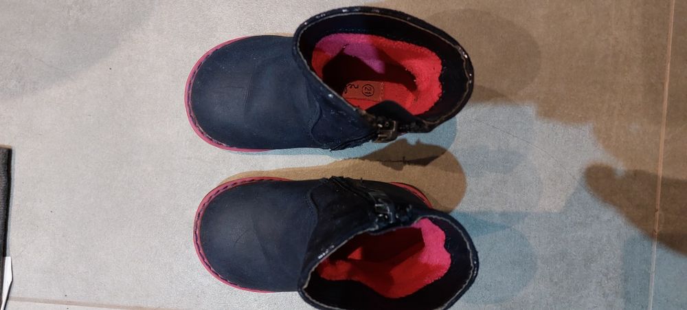 Kozaki trzewiki botki nelli blu 21 granatowe