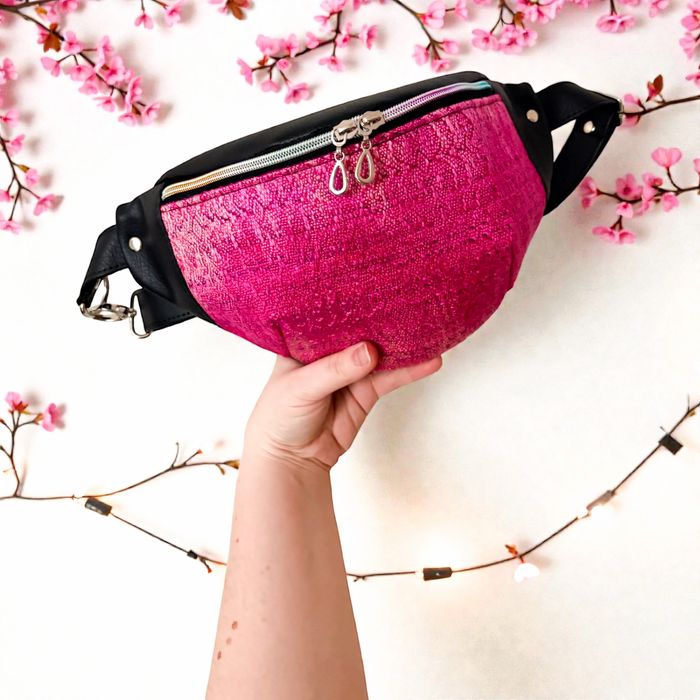 Nerka L – Eko-skóra i Chusta ręcznie tkana od Slavic Wraps