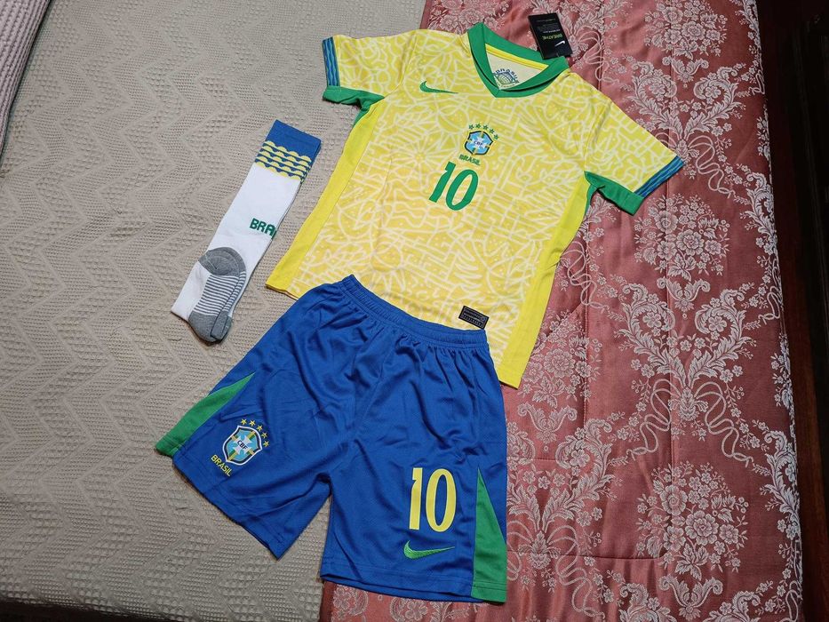 Camisola CRIANÇA Equipamento Brasil NEYMAR JR. | NOVO