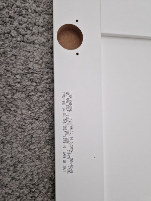 Porta roupeiro IKEA branca