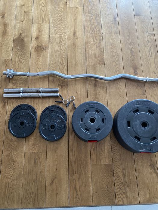 Gryf łamany sztanga