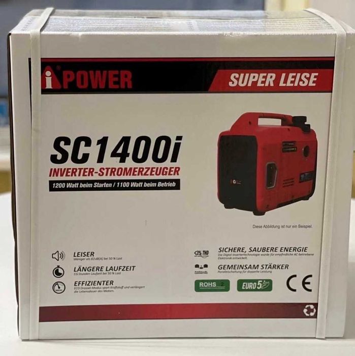 Генератор бензиновый медь 1.2 кВа топ качества‼️чистый синус‼️sc 1400i