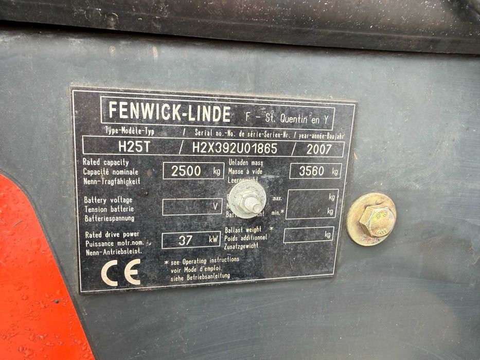 Wózek widłowy Linde H25T