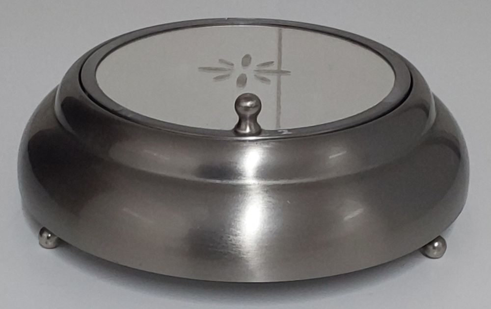 GUARDA JÓIAS BONITO,VINTAGE EM INOX. Casa,Wc,Quarto,Sala,Oferta,Viagem