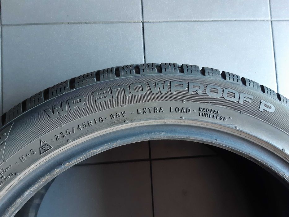 Opony Zimowe 235.45.18 Nokian 2020r Bieżnik 7mm 4szt lub 2szt